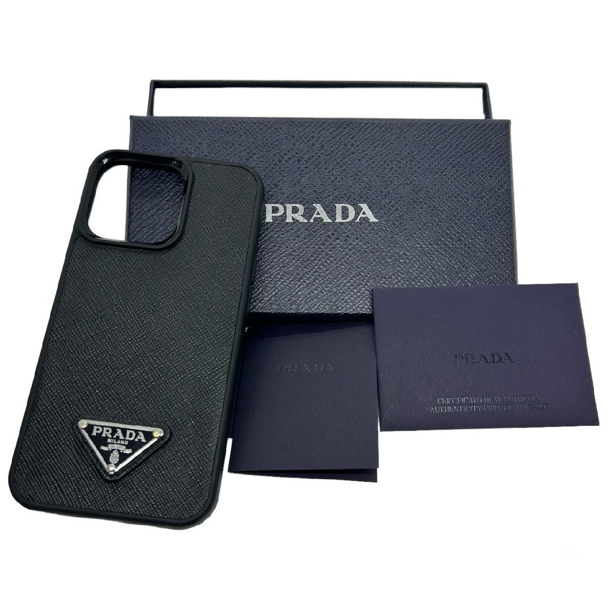 ✨美品✨PRADA❤️ iPhone 8Plus カーフレザー スマホケース+nikita.wp