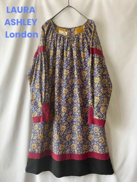 美品 ローラアシュレイ LAURA ASHLEY London ワンピース ②