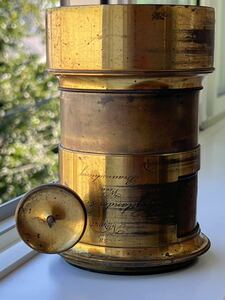 5B f3.0 238mm Voigtlander Schnellarbeiter petzval Quick Worker made in 1878 3 WHS no flange super fast and rare for 5x7