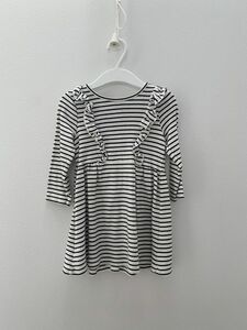 PETIT BATEAU プチバトー　ボーダー　ワンピース　マリン　80