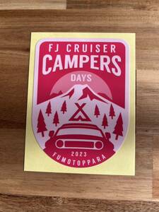 《新品未使用》FJ CAMPERS DAY キャンパーズデイ　ステッカー　fjクルーザー