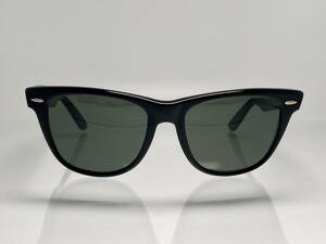 B&L RAY-BANボシュロムレイバン WAYFARERウェイファーラー2 黒ブラックG-15 54mm VINTAGEビンテージ サングラスUSA製 トムクルーズ MIB