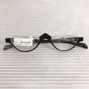 新品・未使用品◆DUAREX/デュアレックス 老眼鏡 2.0 クロ/ブラック 日本製 定価19000円◆A3