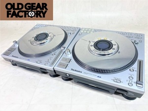 【送料無料】Technics テクニクス SL-DZ1200 ペア 2台 DJ機器 ターンテーブル●E055M873