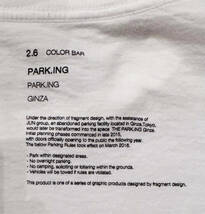 ■THE PARK-ING GINZA 美品 2.6 COLOR BAR Tシャツ WH-M 藤原ヒロシ FRAGMENT_画像4