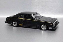 絶版 プレミアム 1/63 日産 スカイライン 2000ターボ GT-ES 改 ジャパン 深リム ロンシャン シャコタン カスタム 旧車 グラチャン (1/64)_画像5