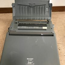 SHARP　シャープ　WD-M900　書院　ワープロ　中古品_画像10