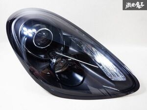 美品！！ポルシェ純正 981 ボクスター ケイマン HID キセノン ヘッドランプ ヘッドライト 右 右側 981.631.124.81 即納 棚P6