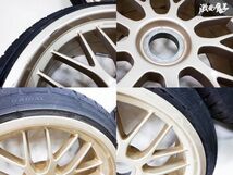 希少!! HAYASHI RACING ハヤシレーシング インタースピード センターロック 18インチ 9.5J +15 PCD114.3 新品タイヤ付き BNR32 BCNR33 GT-R_画像6