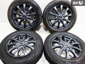 メーカー不明 13インチ 4J +45 4穴 PCD100 BLIZZAK REVO GZ ブリザック 155/65R13 スタッドレス付き タイヤ ホイール 4本 MK21S パレット