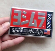 ヨシムラ/YOSHIMURA=A+Bセット●A=ヨシムラUSAアルミステッカー×1枚+B=ヨシムラ#RS030×1枚(計2枚組)セット：Special Price！1099円_画像2