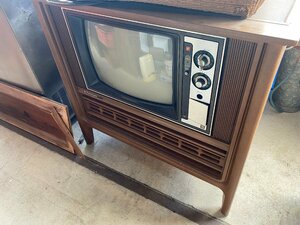  shipping un- possible! Gifu prefecture .. district Ikeda block store delivery goods Junk retro tv Brown tube National panama color TH20-A1