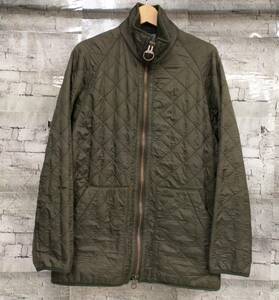 90s Barbour バブアー バーブァー Polar Quit Short Jacket キルティングジャケット サイズS カーキ 店舗受取可