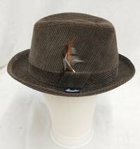 Borsalino ボルサリーノ ハット ブラウン 茶色 羽付き B1002 店舗受取可_画像3