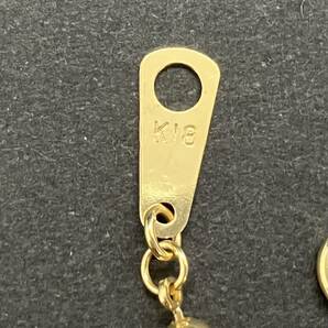 K18 デザインネックレス 42㎝ 11.9g 18金 ネックレスの画像4