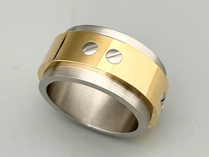 Cartier／＃19／サントス100／21.4g／K18 ／ステンレス／ブランドアクセサリー 店舗受取可