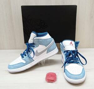 NIKE/ナイキ/スニーカー/AIR JORDAN 1 MID SE/DN3706-401/ブルー系/27.5cm