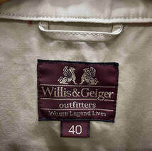 ★【Willis＆Geiger】ウィリスアンドガイガー サファリジャケット 114-03-0863_画像8