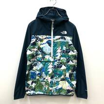 THE NORTH FACE ザノースフェイス Fanorak Jacket Green Valley Print アノラック ジャケット マウンテン ジュニアXL（約160cm）_画像1