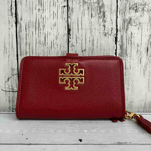 値下げ TORY BURCH 10005626 09-19 財布 長財布 トリーバーチ レッド ウォレット