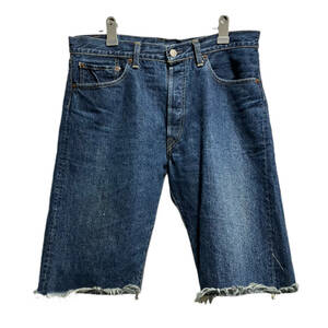 orslow CUT OFF DENIM SHORTS DENIM USED オアスロウ カットオフハーフデニム L インディゴブルー 7105