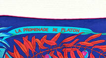 HERMES エルメス カレ90 スカーフ LA PROMENA DE PLATON プラトンの逍遥 シルク100%_画像2
