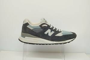 KITH × NEW BALANCE 998 STEEL BLUE キス×ニューバランス スチールブルー M998KT スニーカー 箱あり 29 グレー×スチールブルー 通年