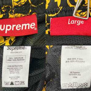 Supreme シュプリーム Nylon Water Short Black Floral スイムショーツ 花柄 総柄 水着 2020SS 20SS サイズLの画像5