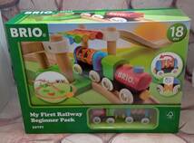 BRIO ブリオ / レールマイファーストビギナーセット 33727 /木製レールセット /知育玩具 /箱有り_画像1