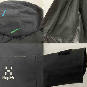 Haglofs ホグロフス Lumi Jacket ルミ ジャケット マウンテンパーカー マウンテンジャケット アウトドア ブラック 604660 サイズSの画像9
