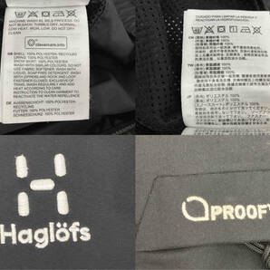 Haglofs ホグロフス Lumi Jacket ルミ ジャケット マウンテンパーカー マウンテンジャケット アウトドア ブラック 604660 サイズSの画像8