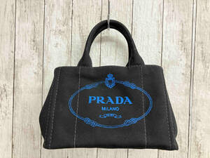 PRADA プラダ 1BG439／CANAPA カナパ／キャンパス ブラック 2way トート ショルダー バッグ