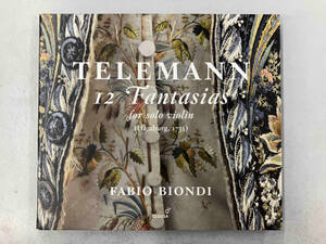 Fabio Biondi CD 【輸入盤】Telemann: 12 Fantasien fur Violine solo TWV 40:14-25, Hamburg 1735