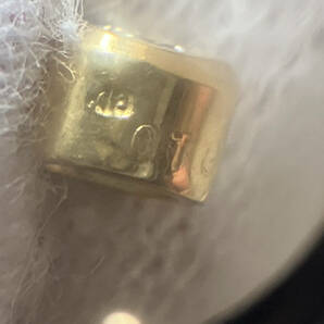【即決】K18 総重量2.0g ダイヤ0.1ct 約21.5cm 18金 ゴールド 750 アクセサリー レディース メンズの画像7
