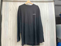 20ss BALENCIAGA DEFILE Back Logo L/S Tee バレンシアガ バッグロゴTee XXS_画像1