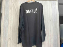 20ss BALENCIAGA DEFILE Back Logo L/S Tee バレンシアガ バッグロゴTee XXS_画像2