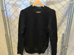 NEIL BARRETT SWITCHING MOHAIR KNIT BLACK ニールバレット ブラック 袖後モヘアニット サイズXS