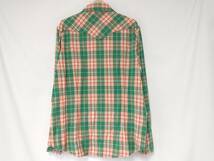 TMT ウエスタンシャツ サイズXL REVIVAL W-GAUZE PLAID SHIRTS TSH-S23SP01 チェック ティーエムティー ダブルガーゼ_画像2