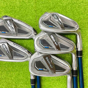 アイアンセット TaylorMade SIM 2 MAX OS TENSEI (blue) TM60 R 6-9 P（５本セット）テーラーメイドの画像2