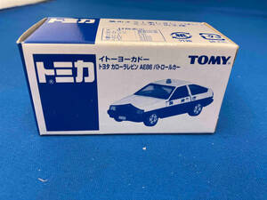 トミカ トヨタ カローラレビン AE86 パトロールカー イトーヨーカドー(初版) トミー