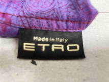 最終値下げ ETRO トート バッグ 巾着式 ペイズリー 柄 レッド エトロ_画像4