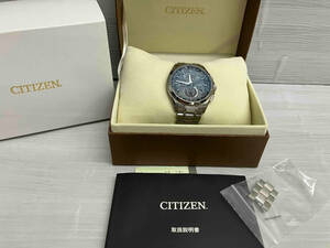 Citizen / Attesa Citiza AT8040-57E H804-T018696 Мужская часа Солнечная коробка Есть дополнительные кусочки с инструкциями