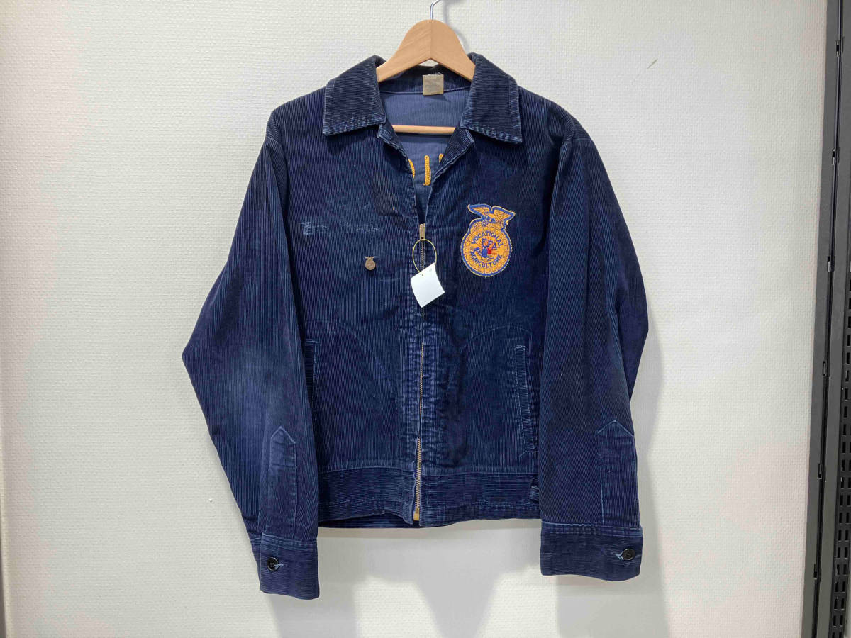 希少 80s FFA JACKET 刺繍 コーデュロイ ジャケット 40-