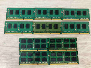 【ジャンク】 Samsung ノートPC用増設メモリ 4GB １０枚セット PC3-12800S-11-11-D1/F3