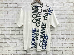 COMME des GARCONS HOMME コムデギャルソン オム ロゴプリント Tシャツ 半袖 AD2006 日本製 ホワイト系