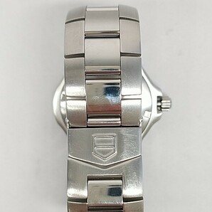 【1円スタート】タグ・ホイヤー TAG HEUER WL1112 PQ2001 キリウム プロフェッショナル 青文字盤 デイト 3針 クォーツ メンズ 腕時計の画像8