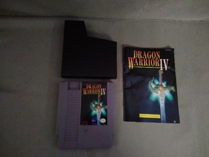 ジャンク Dragon Warrior 　ドラゴンクエスト 北米版　ドラクエ 4 Nintendo Entertainment System NES 取扱説明書付き