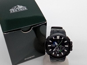 CASIO　カシオ　PRO TREK　プロトレック　PRW-7000-1AJF　電波　ソーラー　マルチバンド6　ブラック　メンズ腕時計　箱付　 店舗受取可