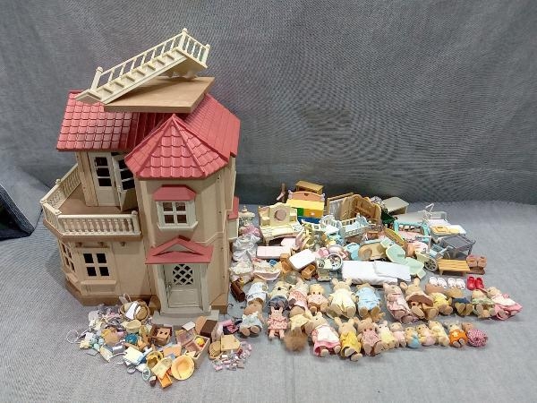 ヤフオク! シルバニアファミリー あかりの灯る大きなお家の落札