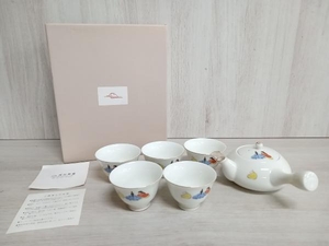 深川製磁 急須茶器揃 六歌仙 湯呑セット 湯呑 湯呑み 湯飲み 茶器 陶器 陶磁器 0200-900